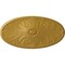 Ekena Millwork Madrid Ceiling Medallion, Hand-Painted Iridescent Gold, 24 3/4"W x 12 1/2"H x 1 3/4"P CM24X12MAIGS - alternate 1